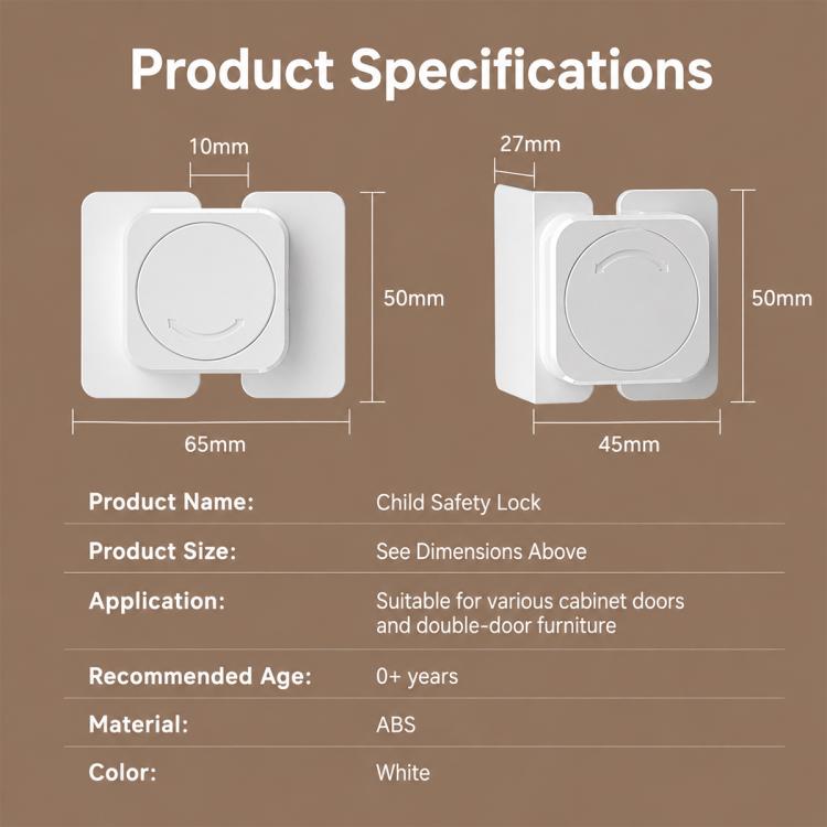 FS18A Baby Multifunctional Anti Open Cabinet Safety Lock