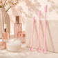 3pcs / Set Mini Double-headed Cosmetic Bottle Silicone Scraper Spoon