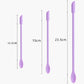 3pcs / Set Mini Double-headed Cosmetic Bottle Silicone Scraper Spoon