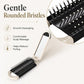 2 in 1 Portable Folding Massage Air Cushion Comb Mirror, White