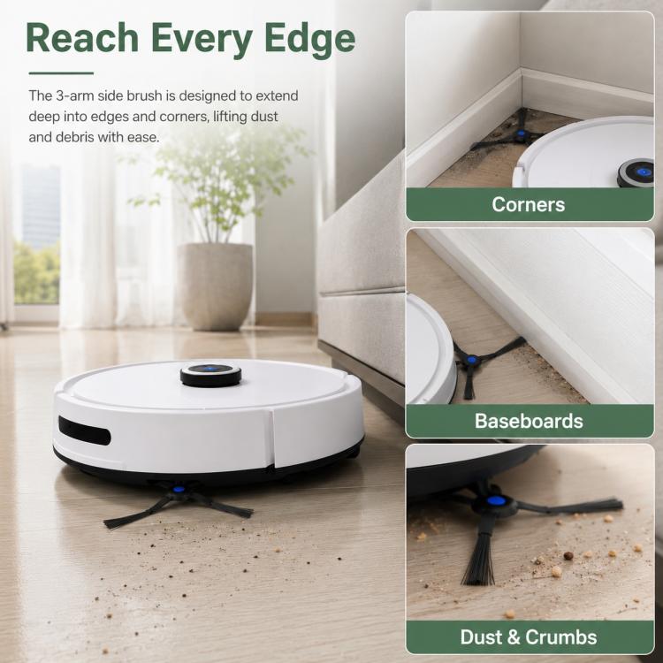 Replacement Accessories for Ecovacs DEEBOT mini Robot Vacuum Cleaner, Side Brush, Mop Pad, Activated Carbon Dust Bag, Main Brush, Filter