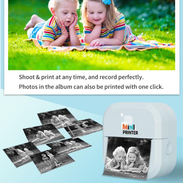 P1 Mini Portable Inkless Thermal Bluetooth Printer Export Version