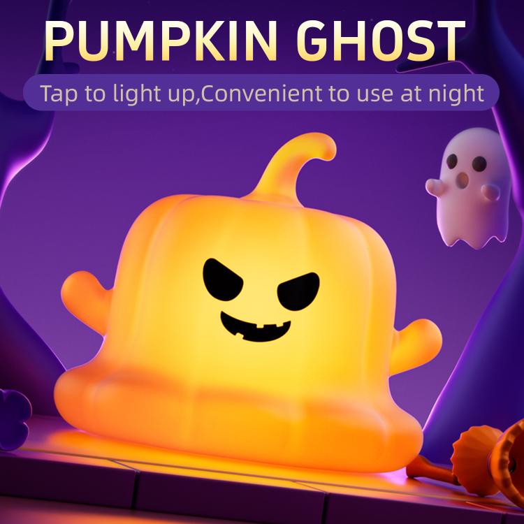 ZHL002 Pumpkin Ghost Silicone Night Light