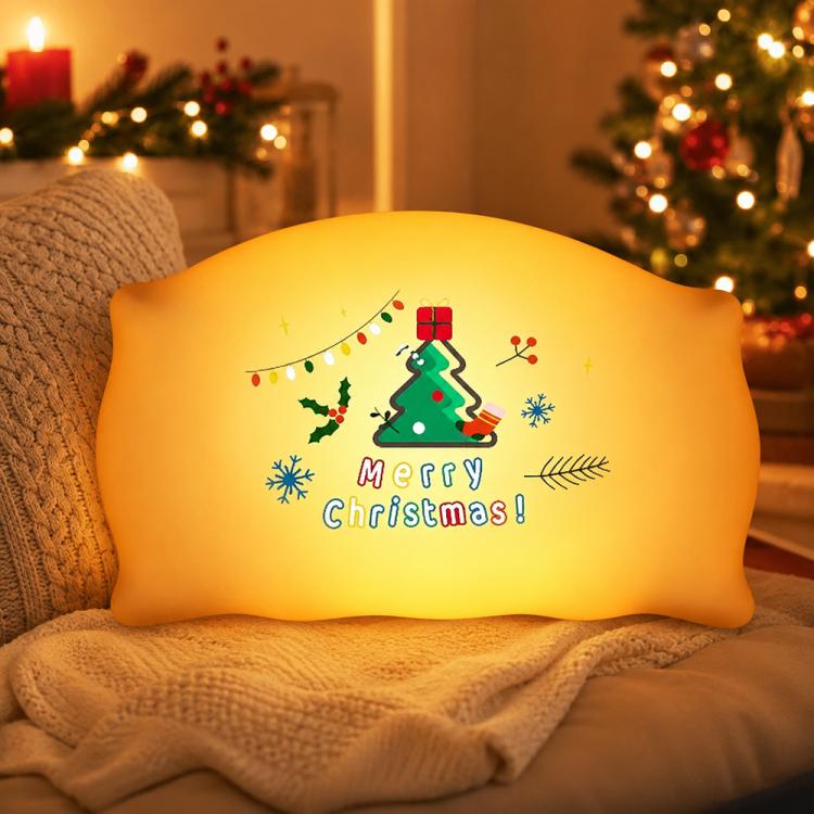 ZHL001S Christmas Pillow Silicone Night Light