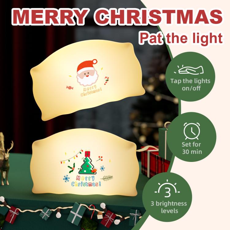 ZHL001S Christmas Pillow Silicone Night Light