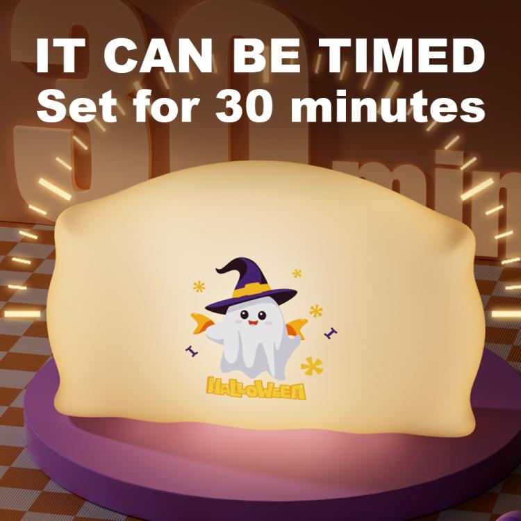 ZHL001W Halloween Pillow Silicone Night Light
