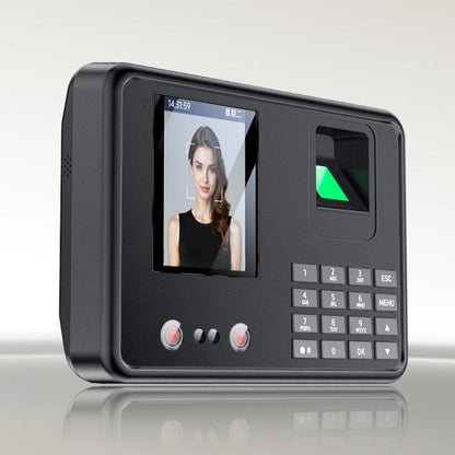 Yesido KM30 2.8 inch Screen Face Fingerprint Recognition Attendance Machine, EU Plug, UK Plug