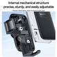 Car phone holder with internal adjustable mechanism and vented side clamp pads