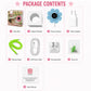 V1 Flower Shaped 4MP Baby Monitor Care Camera, EU Plug, US Plug