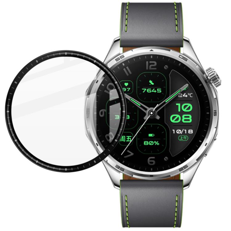 IMAK Black Scale Version Plexiglass HD Watch Protective Film, For Honor Watch 6 Plus