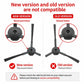 New and old robot vacuum side brush hubs, recessed vs raised lettering
