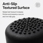 Black silicone thumb grip cap with raised dot anti-slip texture