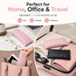 2pcs / Set Waterproof PU Leather Glasses Storage Bag