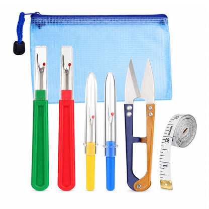 6pcs / Set DIY Sewing Seam Ripper Kit Thread Seam Remover