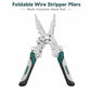 Multi-functional Handheld Foldable Cable Stripping Pliers
