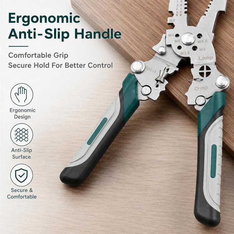 Multi-functional Handheld Foldable Cable Stripping Pliers