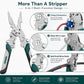 Multi-functional Handheld Foldable Cable Stripping Pliers