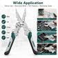 Multi-functional Handheld Foldable Cable Stripping Pliers