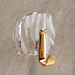 No Drill Light Luxury Plastic Adhesive Hooks Traceless Heavy-Duty Clothes Hook, Gold Hook