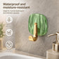 No Drill Light Luxury Plastic Adhesive Hooks Traceless Heavy-Duty Clothes Hook, Gold Hook