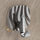 No Drill Light Luxury Plastic Adhesive Hooks Traceless Heavy-Duty Clothes Hook, Silver Hook