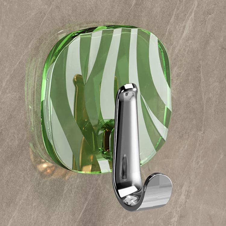 No Drill Light Luxury Plastic Adhesive Hooks Traceless Heavy-Duty Clothes Hook, Silver Hook