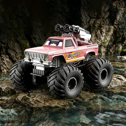 JJR/C Q245 Pro Crusher Amphibious 4WD Remote Control Car with Water Cannon Function