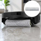 Roller mop with gray microfiber pad attached to a robot cleaning base