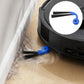 Blue-tipped side brush with bristles for robot vacuum edge cleaning