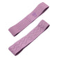Purple 40 lb resistance loop band, fabric elastic band with printed weight.