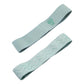 Green 60 lb resistance loop band, textured fabric elastic band with printed weight.