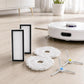 White full-fiber mop pads and replacement air filters for robot vacuum