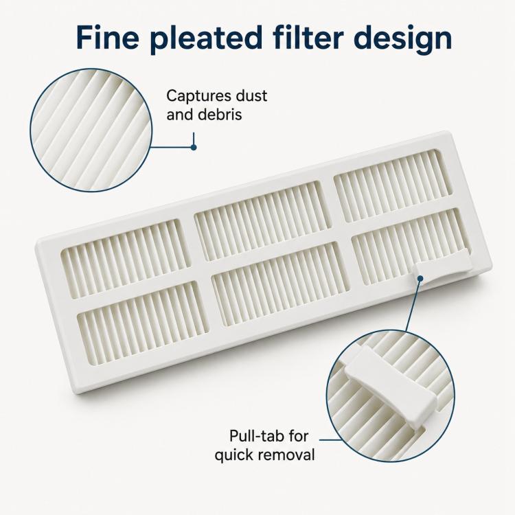 For Narwal J3 Robot Vacuum Cleaner Replacement Parts, Dual Filter