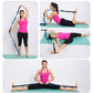 Blue and black non-elastic yoga resistance strap with two loop handles