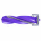Purple main roller brush assembly with gray mounting bracket and bristle rows
