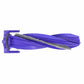 Purple main brush roller with gray bristle strip and end caps