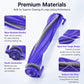 Purple main brush roller with dense gray bristles and sturdy frame