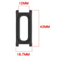 xDfind 12mm Hollow PC Half Coverage Watch Frame Protective Case, For Google Fitbit Air