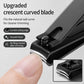 2pcs/Pack Stainless Steel Flat-Tip Nail Clippers Nail Trimming Tools, Small and Large Size