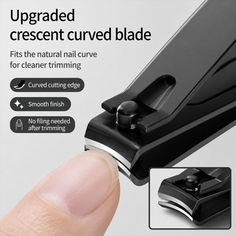 2pcs/Pack Stainless Steel Flat-Tip Nail Clippers Nail Trimming Tools, Small and Large Size
