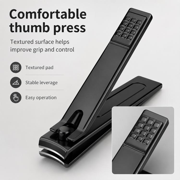 2pcs/Pack Stainless Steel Flat-Tip Nail Clippers Nail Trimming Tools, Small and Large Size