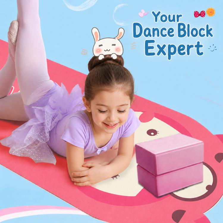 Cute Printed High Density Dancing Leg-Stretching Yoga Blocks