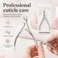Solingen stainless steel cuticle nipper with retail card and cuticle trimming use