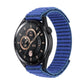 Wave Textured Nylon Hook And Loop Fastener Watch Band, For Garmin 22mm