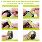 Wave Textured Nylon Hook And Loop Fastener Watch Band, For Garmin 22mm