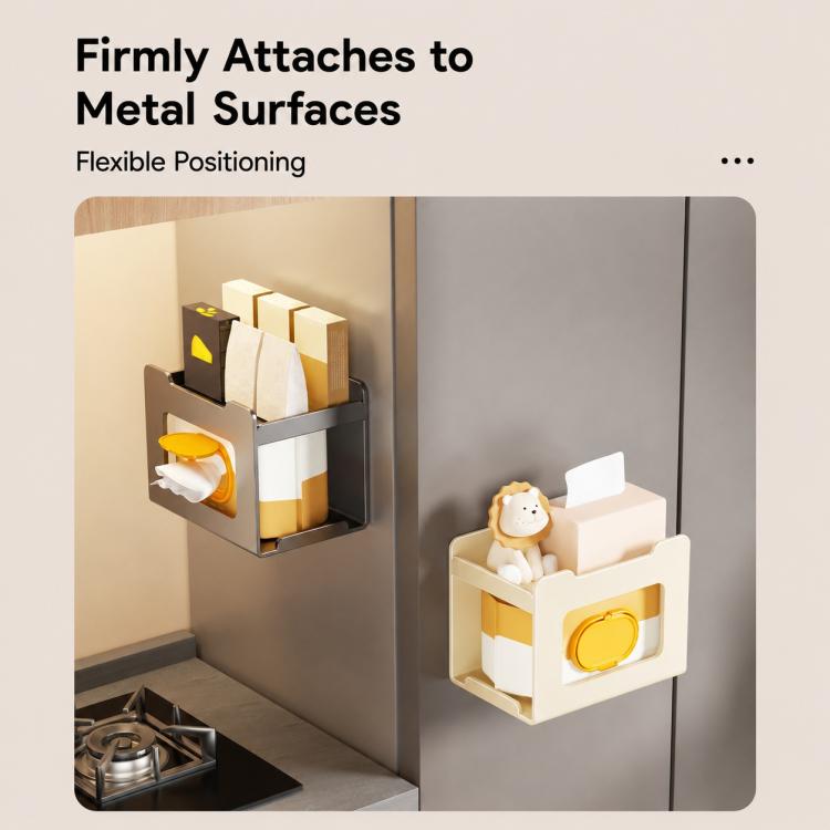 Multifunctional Wall Mounted Magnetic Tissue Storage Holder