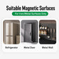 Wall Mounted No Drilling Magnetic Round Metal Hook, Single Pack, 5pcs Pack, 10pcs Pack