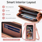Female Touch Screen Phone Bag Multifunctional Crossbody Zipper Pouch