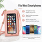 Female Touch Screen Phone Bag Multifunctional Crossbody Zipper Pouch