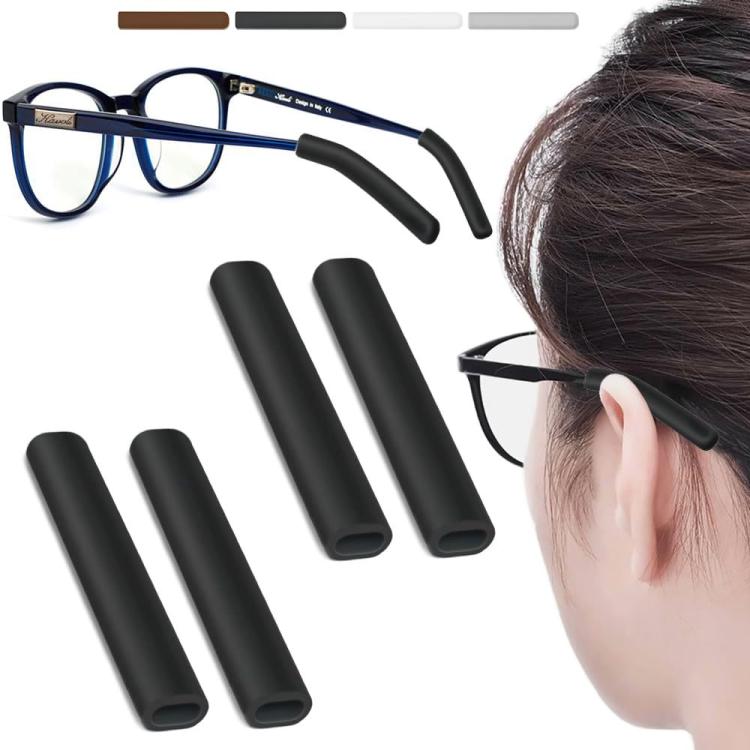 Pair Anti Slip Soft Silicone Eyeglass Ear Pads